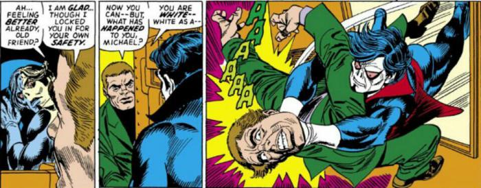 Morbius asesina a Emil Nikos en los cómics Marvel