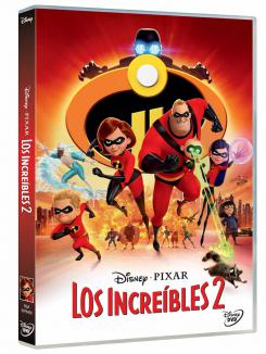 Carátula del DVD para España de Los increíbles 2 (2018)