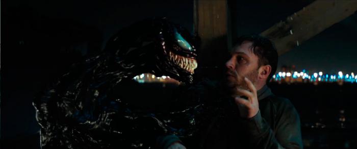 Captura del segundo trailer de Venom (2018)