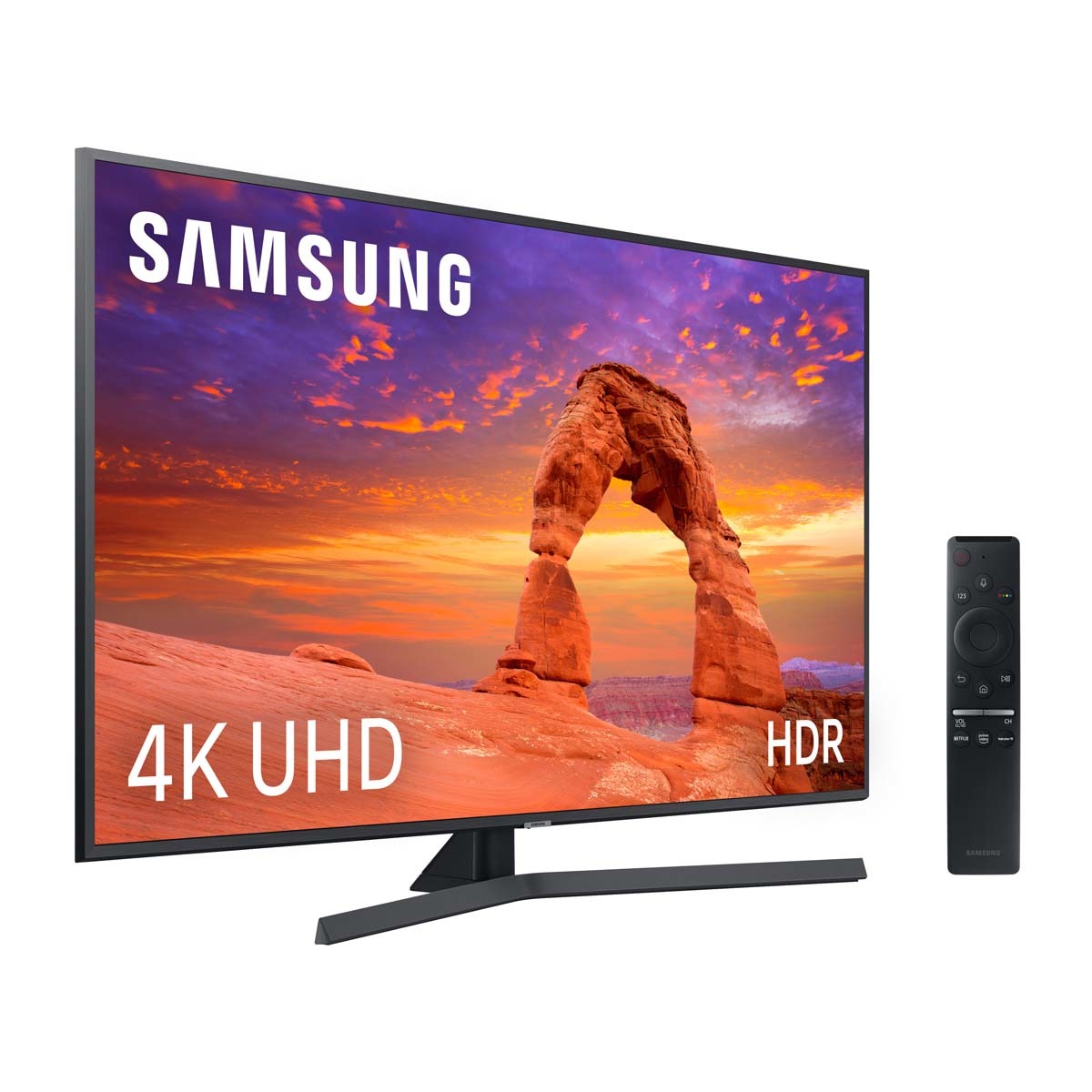TV LED 55" - Samsung 55RU7405, 4K UHD Real, HDR, Smart TV, Ultra Dimming, One Remote Control
