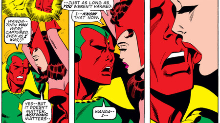 Vision And Scarlet Witch Kiss