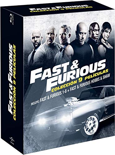 Pack: Fast & Furious 1-8 + Hobbs & Shaw (BD) [Blu-ray]