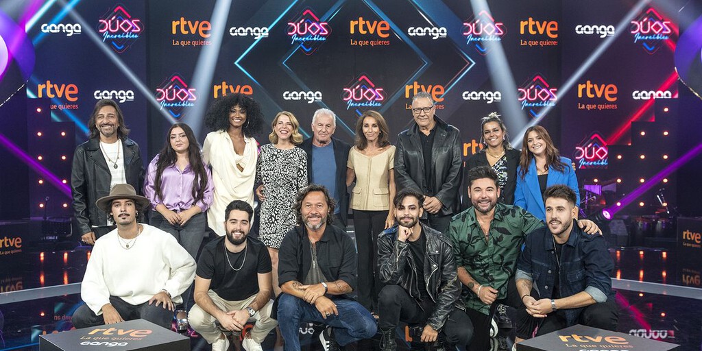 TVE estrena 'Dúos Increíbles', el nuevo concurso musical de Juan y Medio que competirá contra 'Pesadilla en El Paraíso'